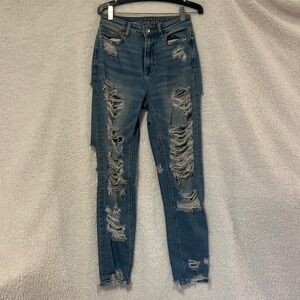 Distressed Mom Jeans